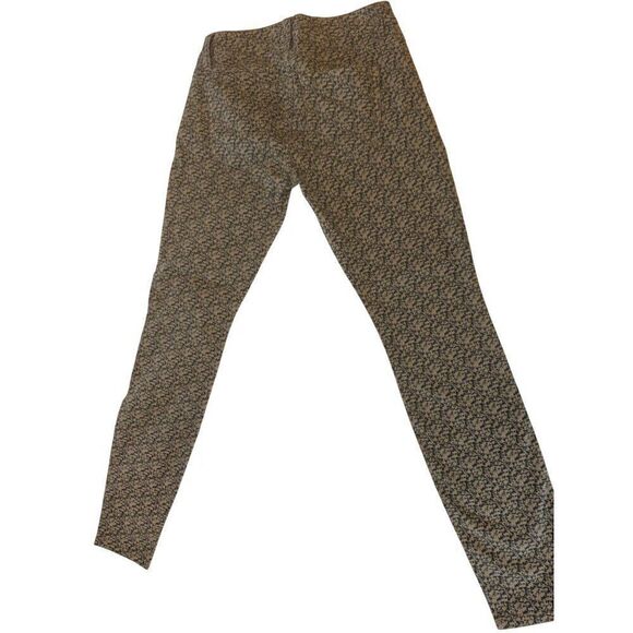 Cabi Abstract Floral Artsy Print Skinny Jeans Sz 2 EUC Mid-Rise Stretch, Soft - Picture 2 of 12